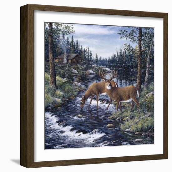 Peaceful Morning-Jeff Tift-Framed Premium Giclee Print