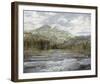 Peaceful Mountains-Mark Chandon-Framed Giclee Print