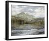 Peaceful Mountains-Mark Chandon-Framed Giclee Print