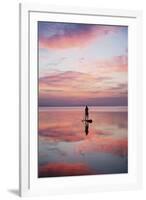 Peaceful Paddle Boarding-Ben Wood-Framed Giclee Print