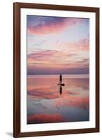 Peaceful Paddle Boarding-Ben Wood-Framed Giclee Print