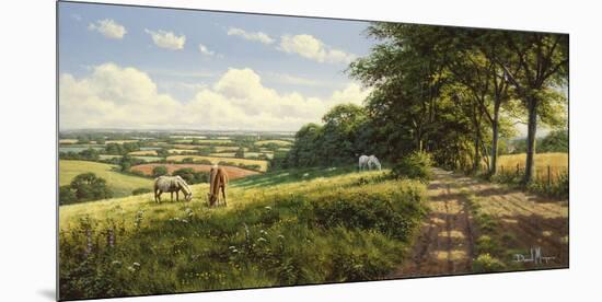 Peaceful Pasture-David Morgan-Mounted Giclee Print
