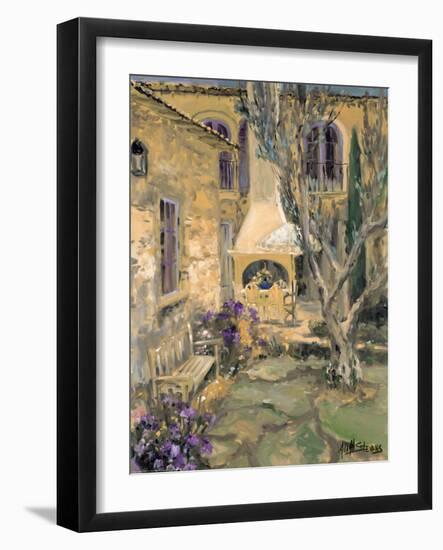 Peaceful Patio-Allayn Stevens-Framed Art Print