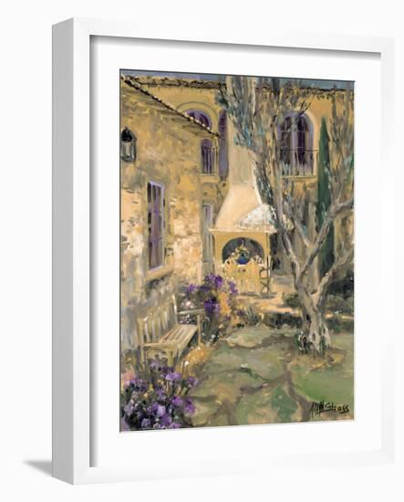 Peaceful Patio-Allayn Stevens-Framed Art Print