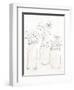 Peaceful Petals III Neutral-Beth Grove-Framed Art Print