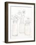 Peaceful Petals III Neutral-Beth Grove-Framed Art Print