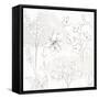 Peaceful Petals VII Neutral-Beth Grove-Framed Stretched Canvas