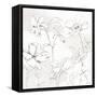 Peaceful Petals VIII Neutral-Beth Grove-Framed Stretched Canvas