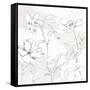 Peaceful Petals VIII Neutral-Beth Grove-Framed Stretched Canvas