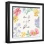 Peaceful Petals X-Beth Grove-Framed Art Print