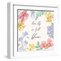 Peaceful Petals X-Beth Grove-Framed Art Print