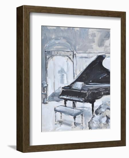 PEACEFUL PIANO-ALLAYN STEVENS-Framed Art Print