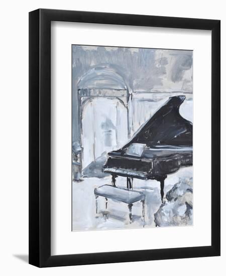 PEACEFUL PIANO-ALLAYN STEVENS-Framed Art Print