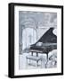 PEACEFUL PIANO-ALLAYN STEVENS-Framed Art Print