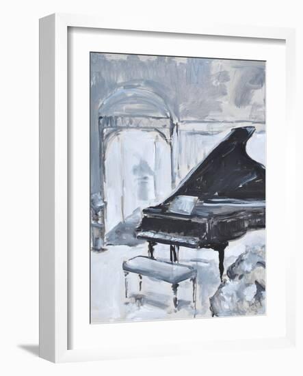 PEACEFUL PIANO-ALLAYN STEVENS-Framed Art Print