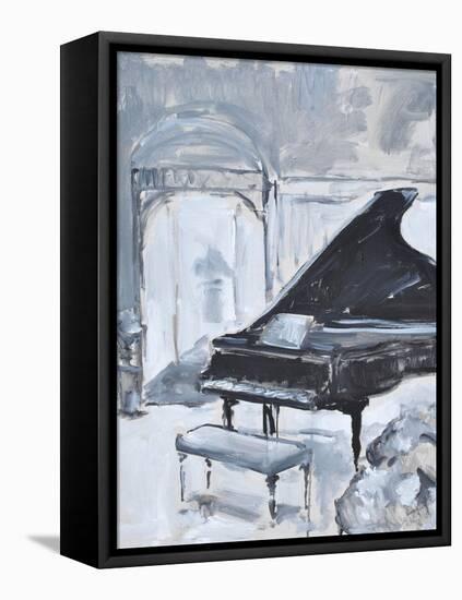 PEACEFUL PIANO-ALLAYN STEVENS-Framed Stretched Canvas