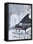 PEACEFUL PIANO-ALLAYN STEVENS-Framed Stretched Canvas