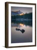 Peaceful Reflection at Tenaya Lake Yosemite National Park-Vincent James-Framed Photographic Print