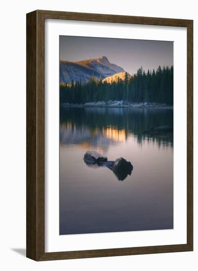 Peaceful Reflection at Tenaya Lake Yosemite National Park-Vincent James-Framed Photographic Print