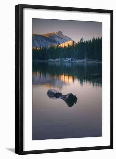 Peaceful Reflection at Tenaya Lake Yosemite National Park-Vincent James-Framed Photographic Print