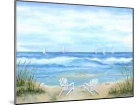 Peaceful Seascape-Marilyn Dunlap-Mounted Art Print