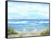 Peaceful Seascape-Marilyn Dunlap-Framed Stretched Canvas