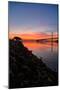 Peaceful Sunrise, East Span of the Bay Bridge, San Francisco, California-Vincent James-Mounted Photographic Print