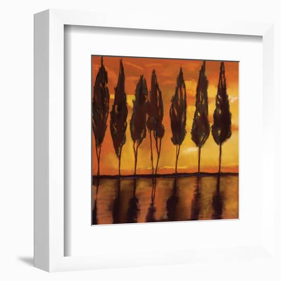 Peaceful Trees at Sunset-Judith D'Agostino-Framed Art Print