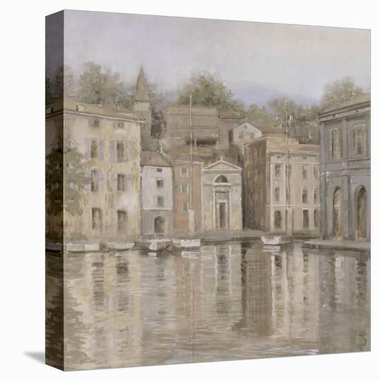 Peaceful View of Mirrored Villa-Longo-Stretched Canvas