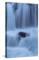 Peaceful Waterfall Flow, Outside Skógafoss, Waterfall Iceland-Vincent James-Stretched Canvas