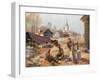 Peaceful Work Behind the Front in Russian Poland-Felix Schwormstadt-Framed Giclee Print