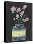 Peach Blossom Jar-Joelle Wehkamp-Stretched Canvas