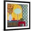 Peach Blossom Luck-Sally Bennett Baxley-Framed Giclee Print