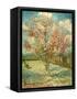 Peach Blossoming (Souvenir De Mauve)-null-Framed Stretched Canvas