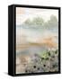 Peach Blue Landscape 4-Patti Bishop-Framed Stretched Canvas