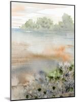 Peach Blue Landscape 4-Patti Bishop-Mounted Art Print