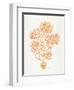 Peach Bonsai Orange-Cat Coquillette-Framed Giclee Print