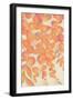 Peach Floral Cascade-Jacob Q-Framed Art Print