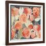 Peach Floral-PI Studio-Framed Art Print