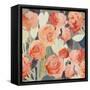 Peach Floral-PI Studio-Framed Stretched Canvas