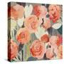 Peach Floral-PI Studio-Stretched Canvas