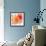 Peach Flower II-Sandra Jacobs-Framed Giclee Print displayed on a wall