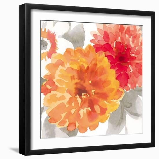 Peach Flower II-Sandra Jacobs-Framed Giclee Print