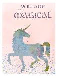 You Are Magical-Peach & Gold-Art Print