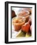 Peach Jam in Preserving Jars-Eising Studio - Food Photo and Video-Framed Photographic Print