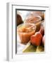 Peach Jam in Preserving Jars-Eising Studio - Food Photo and Video-Framed Photographic Print