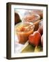 Peach Jam in Preserving Jars-Eising Studio - Food Photo and Video-Framed Photographic Print