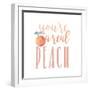Peach Life II-Studio W-Framed Art Print