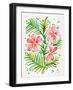 Peach Orchid Bunch-Cat Coquillette-Framed Giclee Print