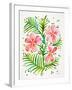 Peach Orchid Bunch-Cat Coquillette-Framed Giclee Print